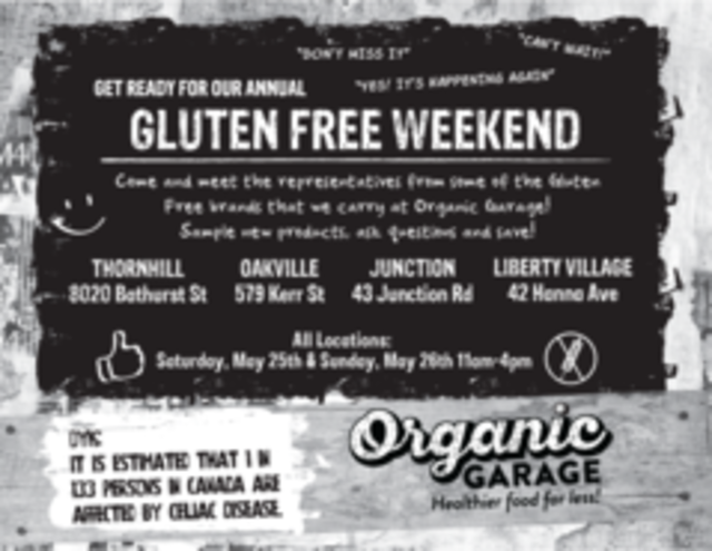 Gluten Free Event at Organic Garage