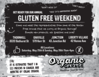 Gluten Free Event at Organic Garage